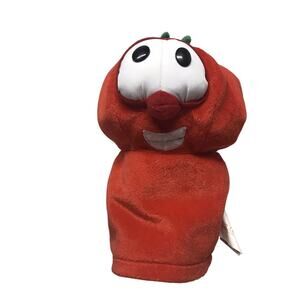 Veggie Tales Bob the Tomato 9” Plush Hand Puppet Toy CR Gibson Christian